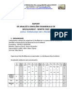 Raport-De-Analiza-Simulare-Bacalaureat National Martie 2022