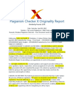 Plagiarism Checker X Originality Report: Similarity Found: 23%