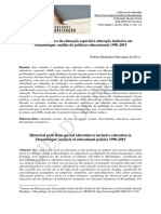 Percurso da educação especial à inclusiva em Moçambique