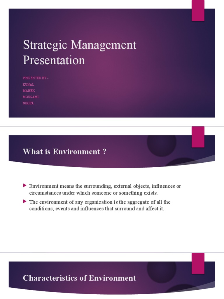 Understanding Business Environment Analysis | PDF | Swot Analysis ...