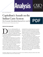Capitalism'S Assault On The Indian Caste System: Policyanalysis