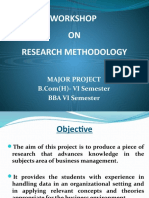 Bcom Major Project Briefing Ppt