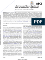 Insights Into Ineffectiveness of Gender Equality and Diversity Initiatives in Project-Based Organizations