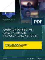Operator Connect Vs Direct Routing and Calling Plans - Guide v4