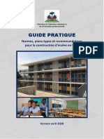 Haiti Guide Pratique Constructions Scolaires 2020