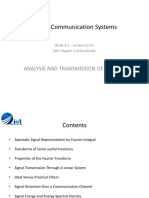 30820-Communication Systems: Analysis and Transmission of Signals