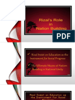 Rizal's Role in Nation Building-1
