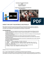 Inspect and Sort The Materials and Product: Technology and Livelihood Education (TLE) Food (Fish) Processing 9