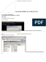 Transferring FSMO Roles From WS 2008R2 DC To WS 2012 DC - Win Server