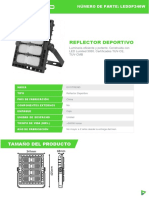 Reflector Deportivo 240W Ecotren