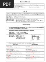 Use Quotation Marks in Direct Speech. Someone Said But Not The Exact Words. We Do Not Use Quotation Marks in Reported Speech