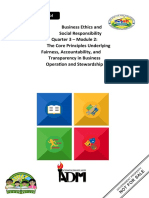 Bus - Ethics - q3 - Mod2 - The Core Principles Underlying Fairness Accountability and Transparency in Business Operation and Stewardship - Final 2