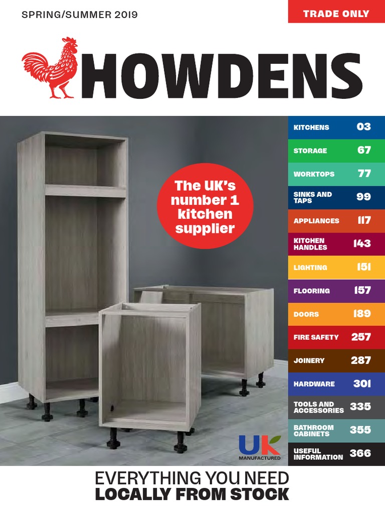 Howdens Joinery Co Trade Book Spring Summer 2019 PDF