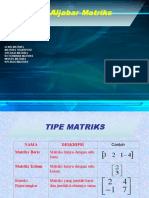 Aljabar Matrix