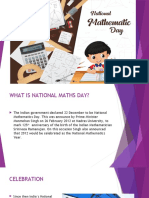 National Mathematics Day