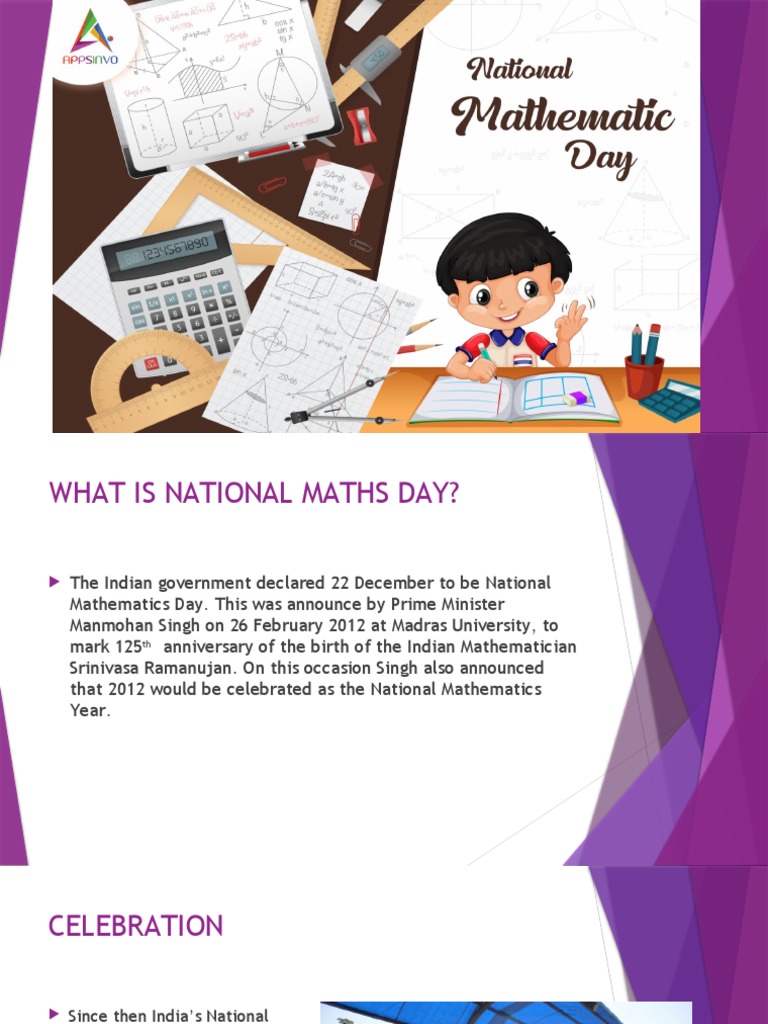 National Mathematics Day in India | PDF