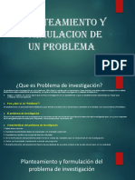 Planteamiento y Formulacion de Un Problema