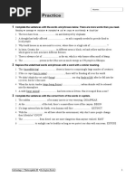 Unit 6 More Practice: Vocabulary