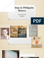 Readings in Philippine History: Ms. Aiza A. Garcia Instructor