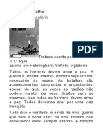 A Grande Batalha contra o Pecado, o Mundo e o Diabo