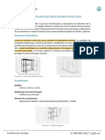 Caseta de equipos eléctricos sistema fotovoltaico