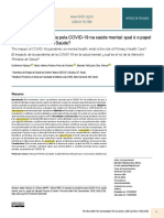 O Impacto Da Pandemia Pela COVID-19 Na Saúde Mental Qual É o Papel Da Atenção Primária À Saúde