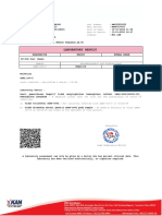 Laboratory Result: Penanggung Jawab: DR - Emi Memory Pakpahan, SP - PK