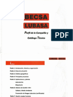 BECSA LUBASA Perfil de Compañia y Catalogo Técnico