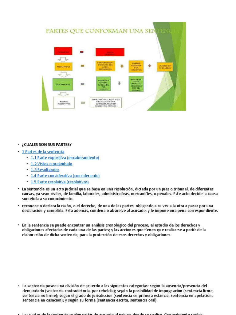 Estructura de Sentencia Civil | PDF | Sentencia (ley) | Ley Pública