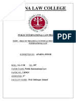 Project - Public International Law