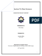 Introduction To Data Sciences Term Project by Ayesha Abbas
