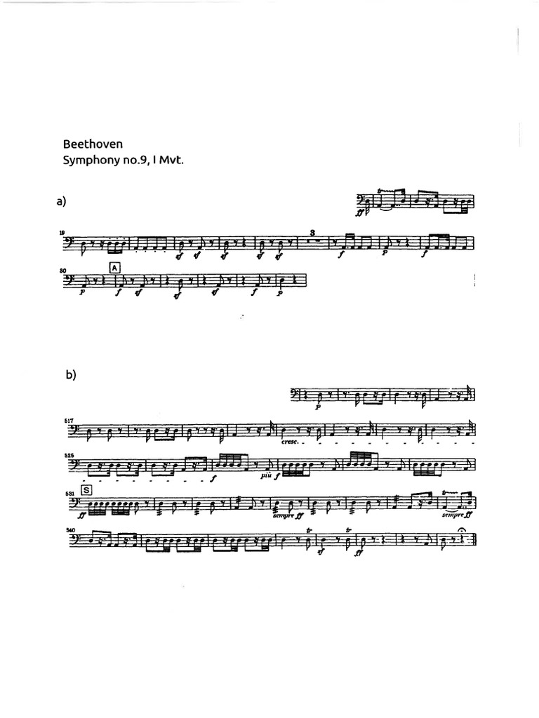Timpani Beethoven Symphony No 9 PDF