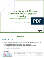 Nursing Clinical Documentation Upgrade Training Slides May 2020