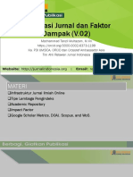 Indeksasi Jurnal Dan Faktor Dampak (V.02)