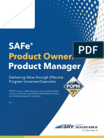 SAFe Product Owner Product Manager Digital Workbook (5.1)