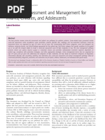 Caries-Risk Assessment and Management For Infants, Children, and Adolescents