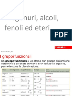 Alcoli Fenoli Eteri