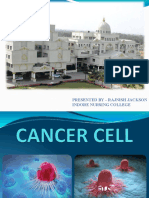 Structure & Characterstics of Normal & Cancer Cells