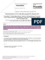 Characterization of Al2O3 Thin Films Prepared by Thermal ALD2015.