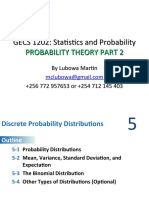 Probability Theory Part 2