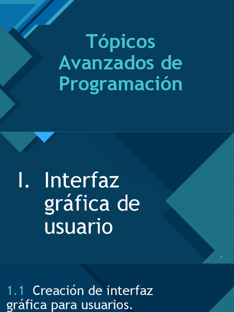 Programación de Interfaces Gráficas en Java | PDF | Interfaces gráficas ...