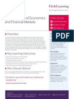 Fundamentals of Economics and Financial Markets