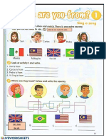 Countries IMPRIMIR WORKSHEET