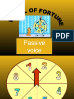 Passive Voice Present and Past Simple Wheel