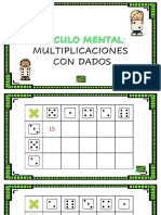 Calculo Mental Multiplicaciones Dados