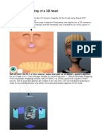 UV Texture Mapping of A 3D Head: JMG Spring 2011
