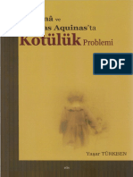 Yaşar Türkben İbn Sînâ Ve Thomas Aquinas'Ta Kötülük Problemi 2012