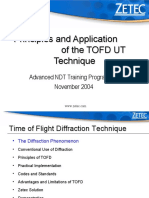 Principles and Application of The TOFD UT Technique