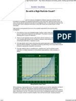 What Do You Do With A High Particle Count