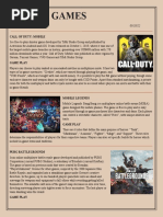 Mobile Games: Call of Duty: Mobile